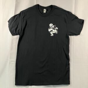 Psychotonic Social Club T-Shirt Men’s Large Black Graphic Tee Gildan Heavy Cotto